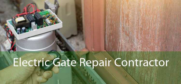 Electric Gate Repair Contractor 